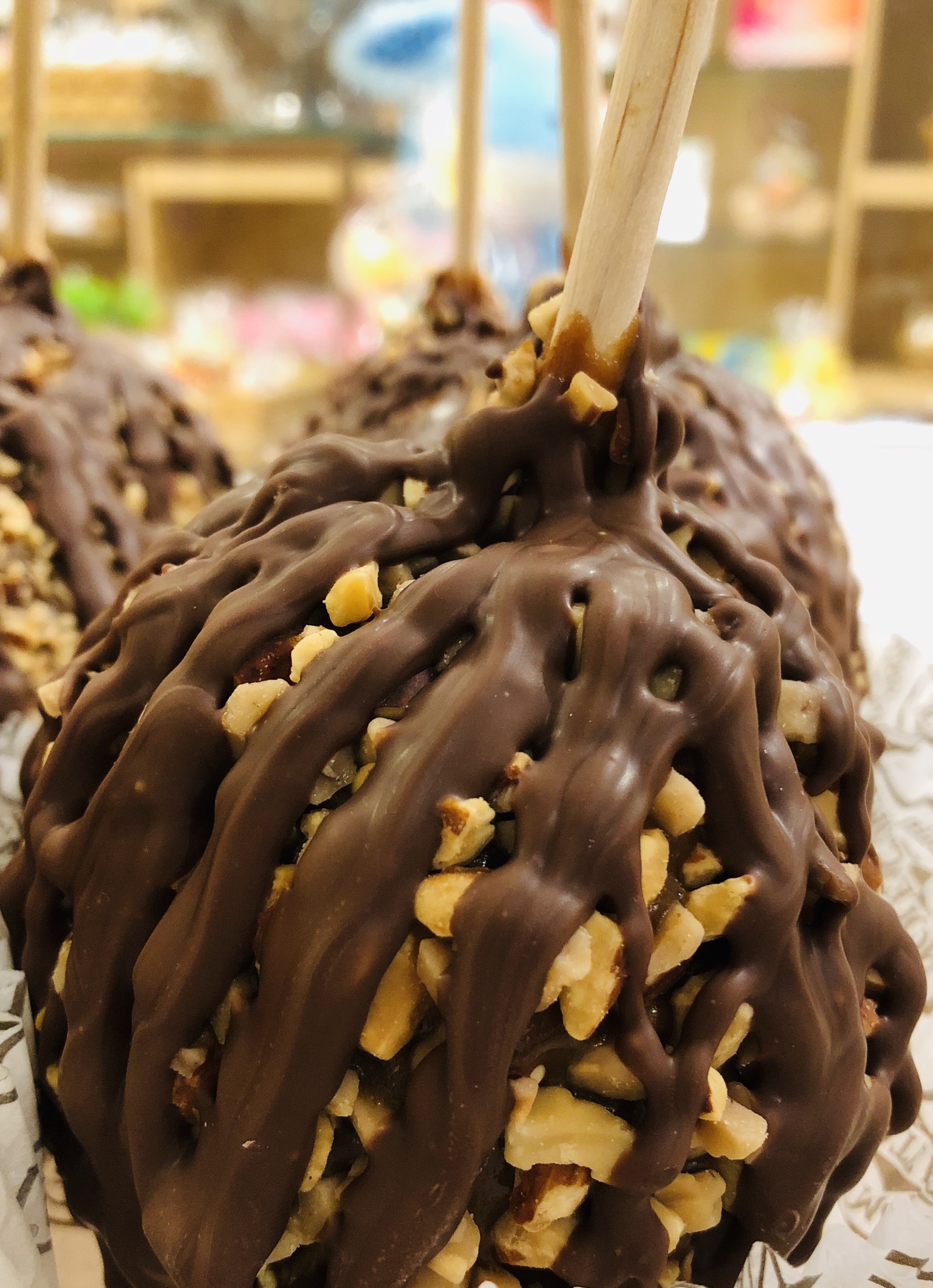 Order English Toffee Caramel Apple food online from Rocky Mountain Chocolate Factory store, Brea on bringmethat.com