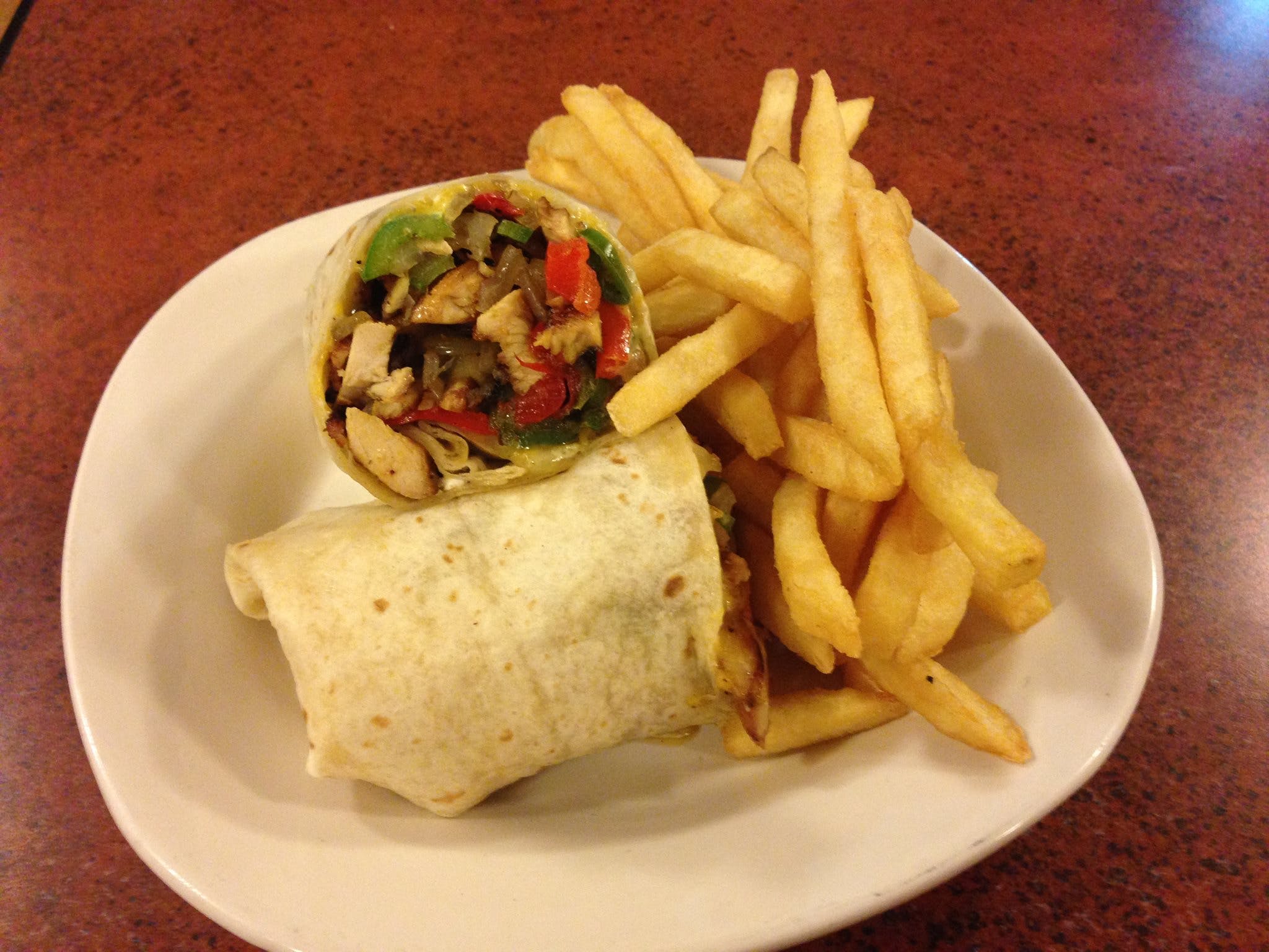 Order Grilled Chicken, Swiss & Chipotle Ranch Wrap - Wrap food online from Pizza republic store, Hoboken on bringmethat.com