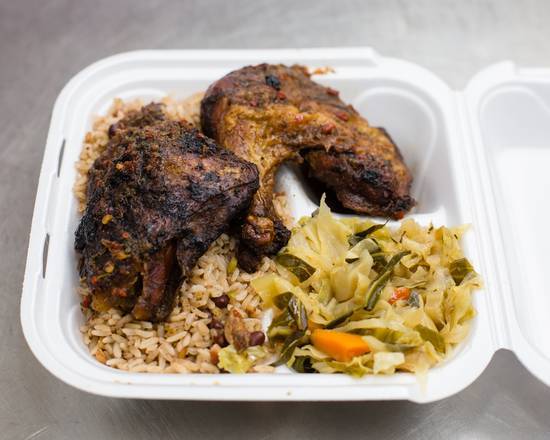 Order Jerked chicken food online from Jamaican Spice store, Toledo on bringmethat.com
