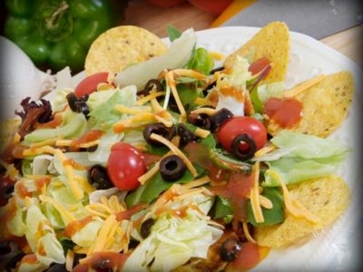 Order Small Taco Salad food online from B.C. Pizza store, Traverse City on bringmethat.com