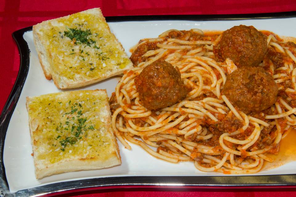 Order Spaghetti with Meatballs food online from Papa Ray's Pizza store, Daly City on bringmethat.com