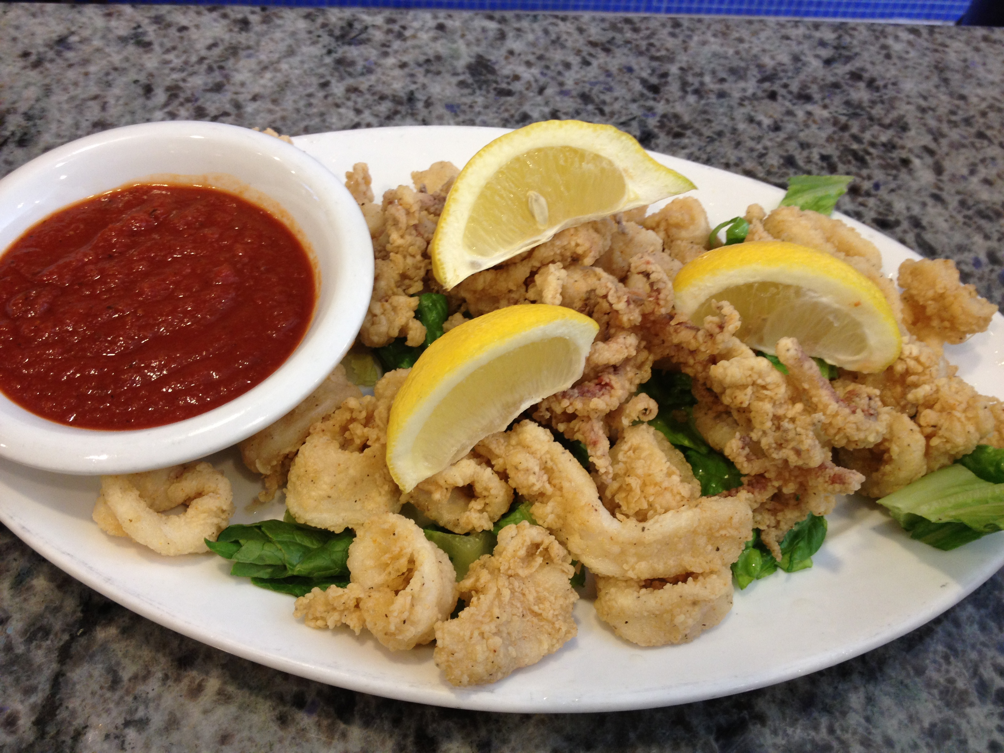 Order Fried Calamari food online from Aegea Corp store, Queens on bringmethat.com