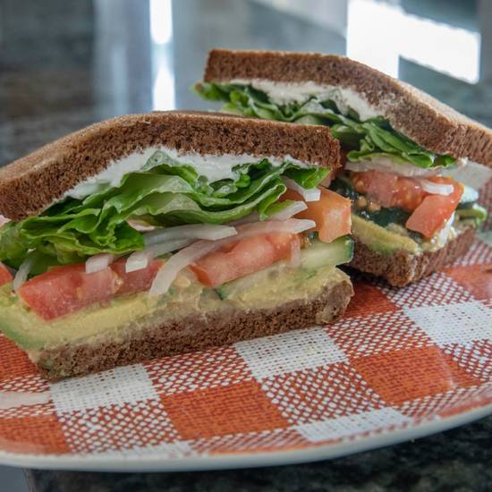 Order Vegetarian Bliss Sandwich food online from 3rd Street Coffee store, Downey on bringmethat.com