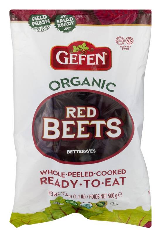 Order Gefen · Organic Red Beets Ready to Eat (17.6 oz) food online from Albertsons store, Highland on bringmethat.com