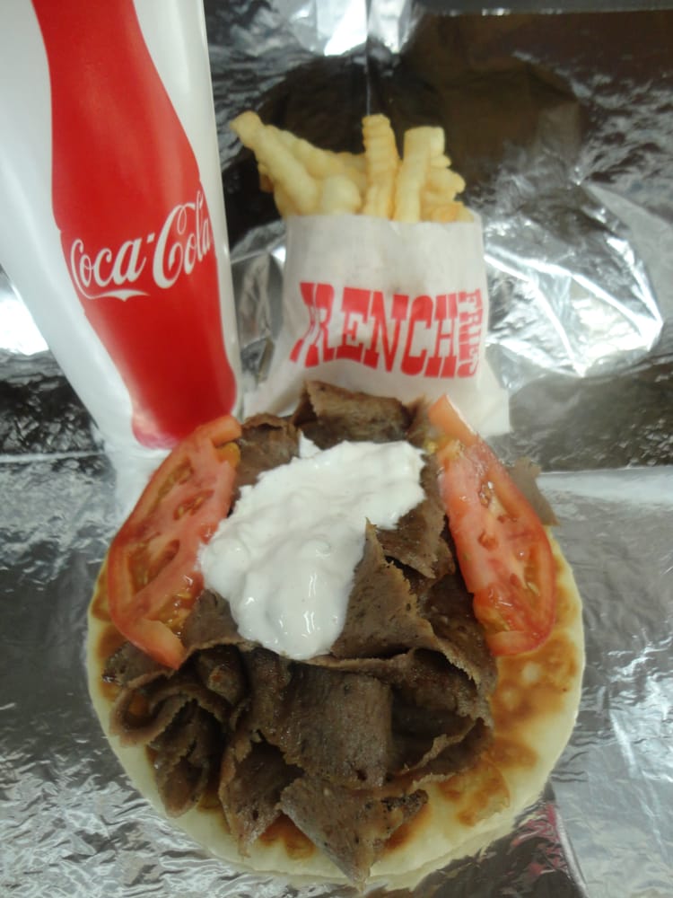 Order Gyros Sandwich Value Meal food online from Rocky's Gyros store, Berkeley on bringmethat.com