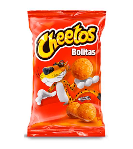Order Cheetos · Bolitas Cheddar Flavored Chips (3.5 oz) food online from Mesa Liquor store, Mesa on bringmethat.com