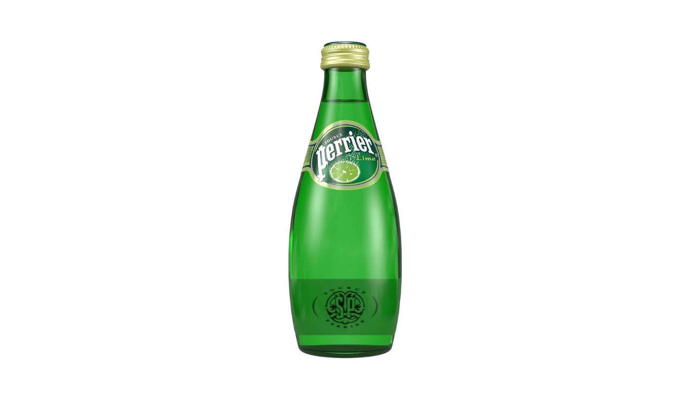 Order Perrier Water Sparking Lime 11 oz Bottle food online from Golden Rule Liquor store, West Hollywood on bringmethat.com