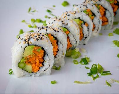 Order Veggie Roll food online from Sushi Runner Express store, South Miami on bringmethat.com