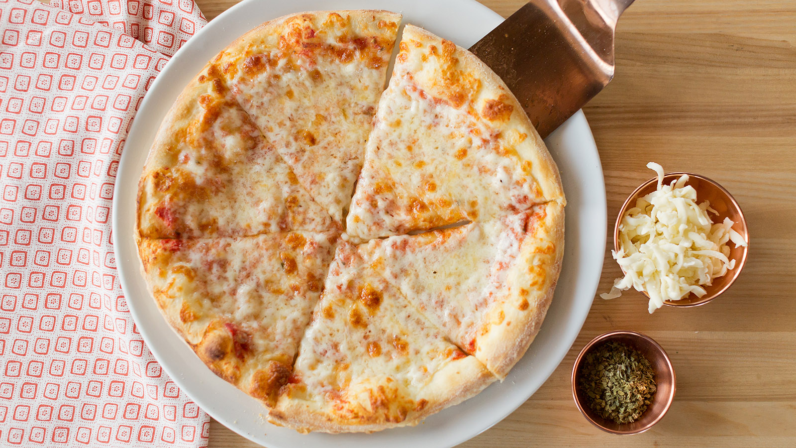 Order  Traditional Cheese Pizza food online from Babbo Italian Eatery store, Phoenix on bringmethat.com