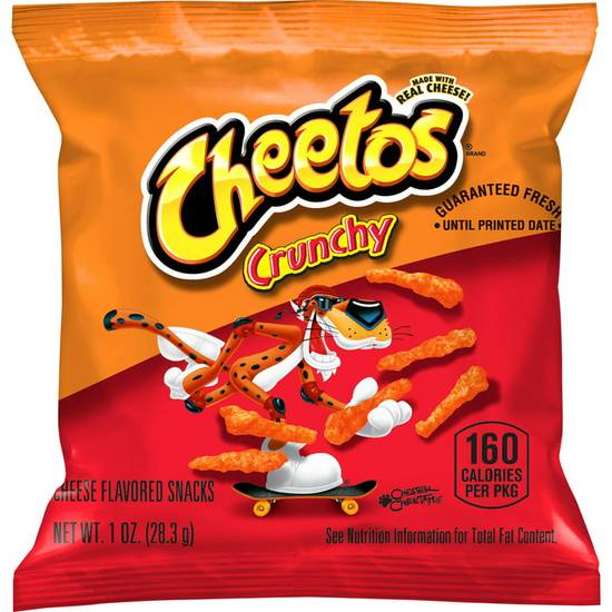 Order Cheetos Crunchy Cheese Flavored Snacks food online from Exxon Food Mart store, Port Huron on bringmethat.com