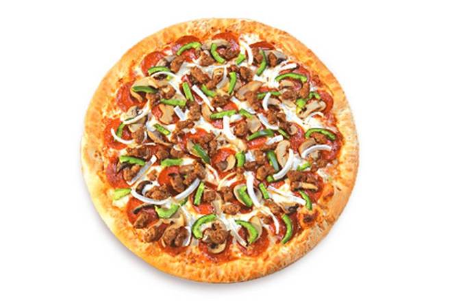 Order Deluxe Pizza food online from Georgio's Oven Fresh Pizza store, Mayfield Heights on bringmethat.com