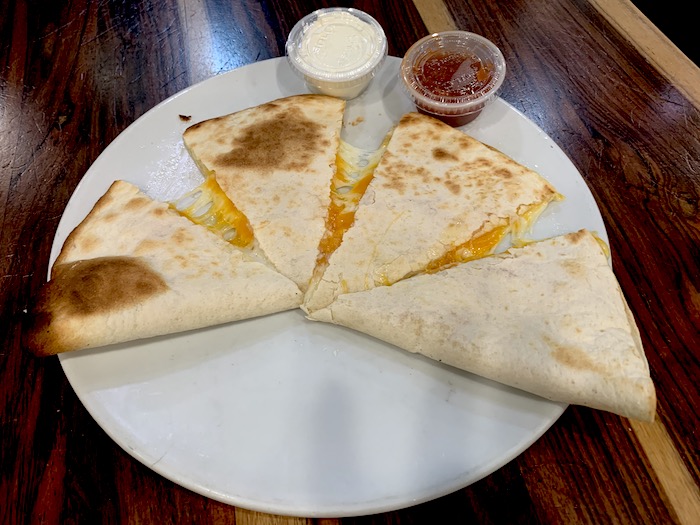 Order Cheese Quesadilla food online from Silver Spoon Diner store, Queens on bringmethat.com