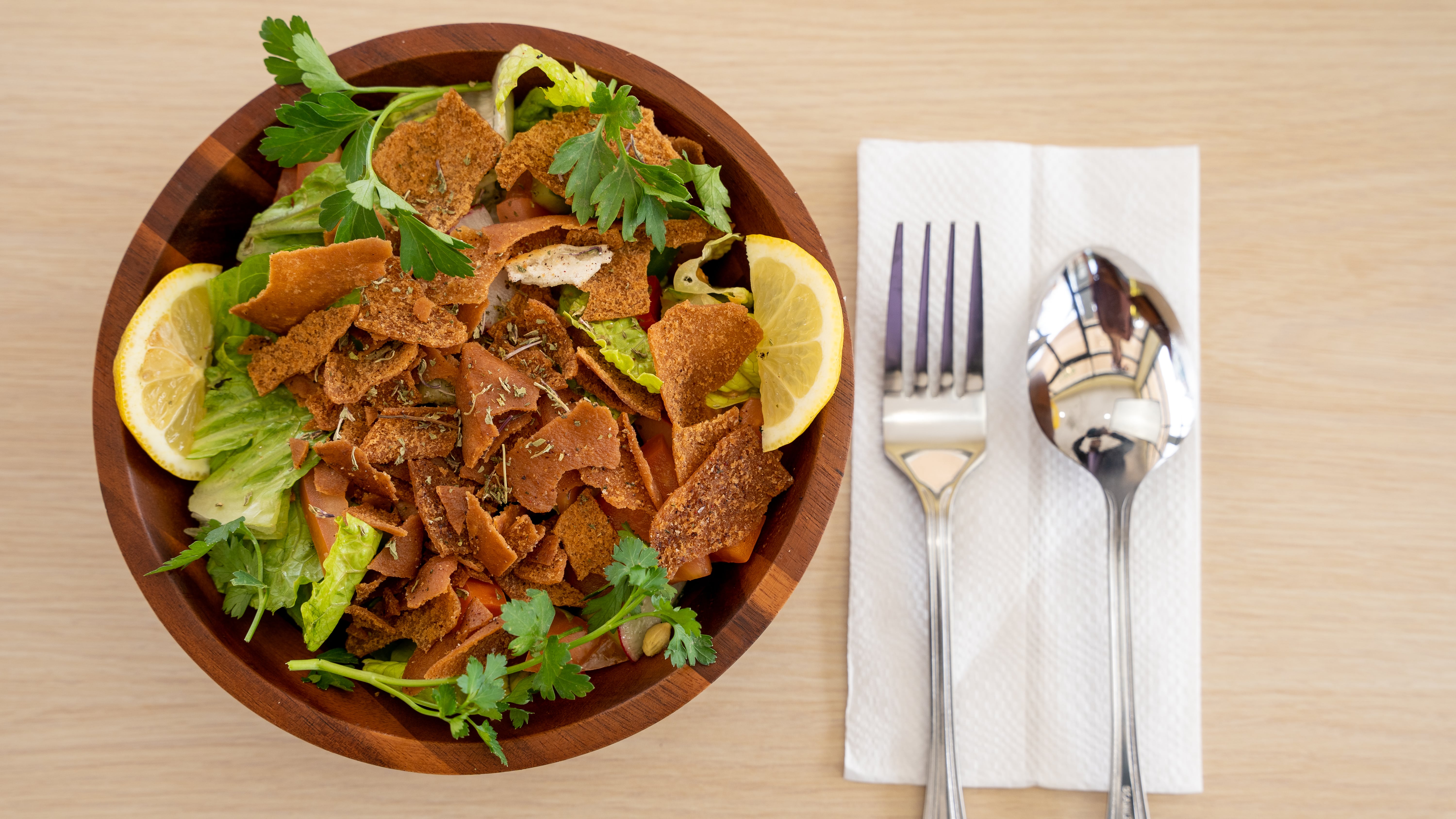 Order Fattoush Salad food online from Medmix store, Garden Grove on bringmethat.com
