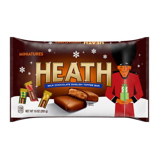 Order HEATH Miniatures Milk Chocolate English Toffee Candy Bars, Holiday, 10 oz, Bag food online from CVS store, SCOTCH PLAINS on bringmethat.com