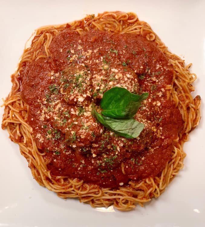 Order Kid's Spaghetti & Meatball - Kids food online from Giove's Pizza store, Trumbull on bringmethat.com