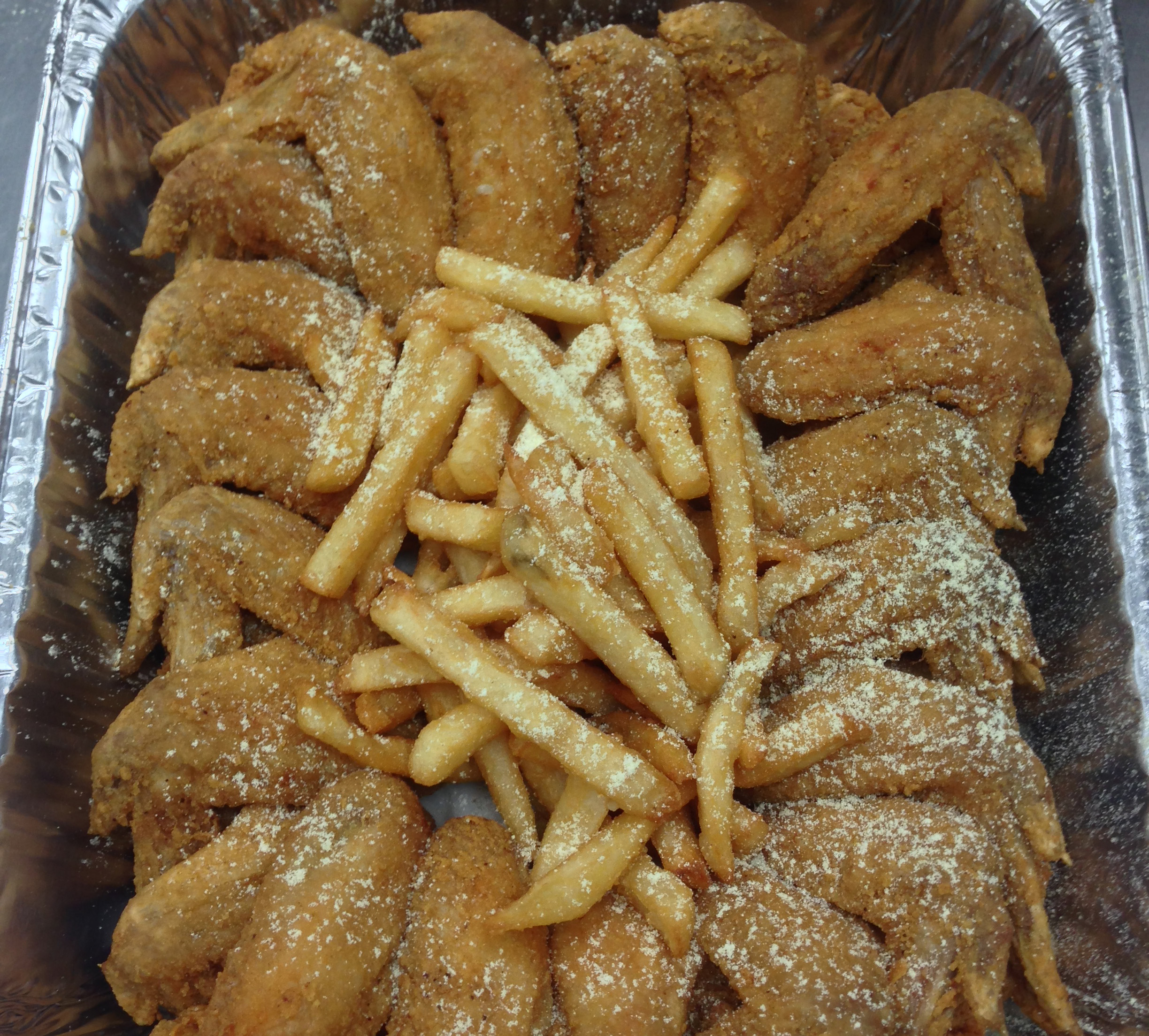 Order 40pc Wings food online from Sharks Fish & Chicken store, Chicago on bringmethat.com