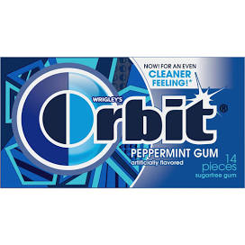 Order Orbit Pepperment Gum food online from The Ice Cream Shop store, Providence on bringmethat.com