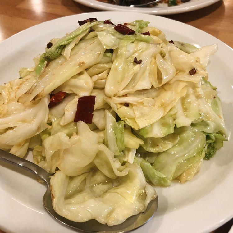 Order Stir-Fried Cabbage food online from Chuan Cafe store, Raleigh on bringmethat.com