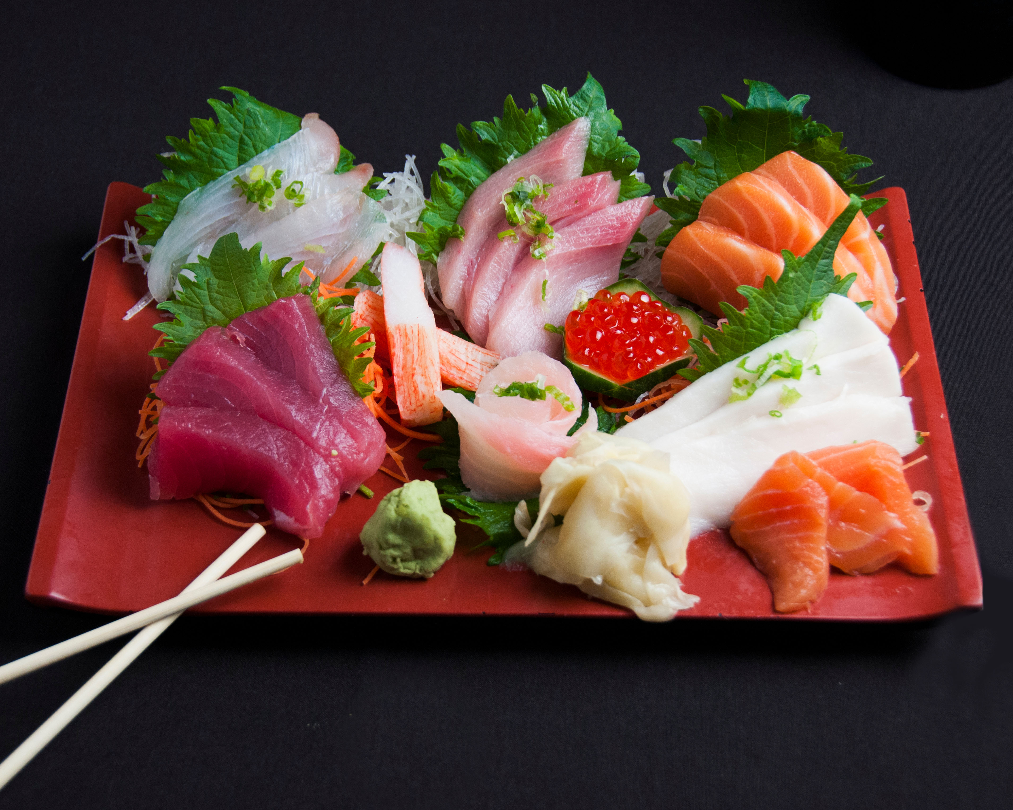 Order Deluxe Sashimi food online from Yuka japanese restaurant store, New York on bringmethat.com