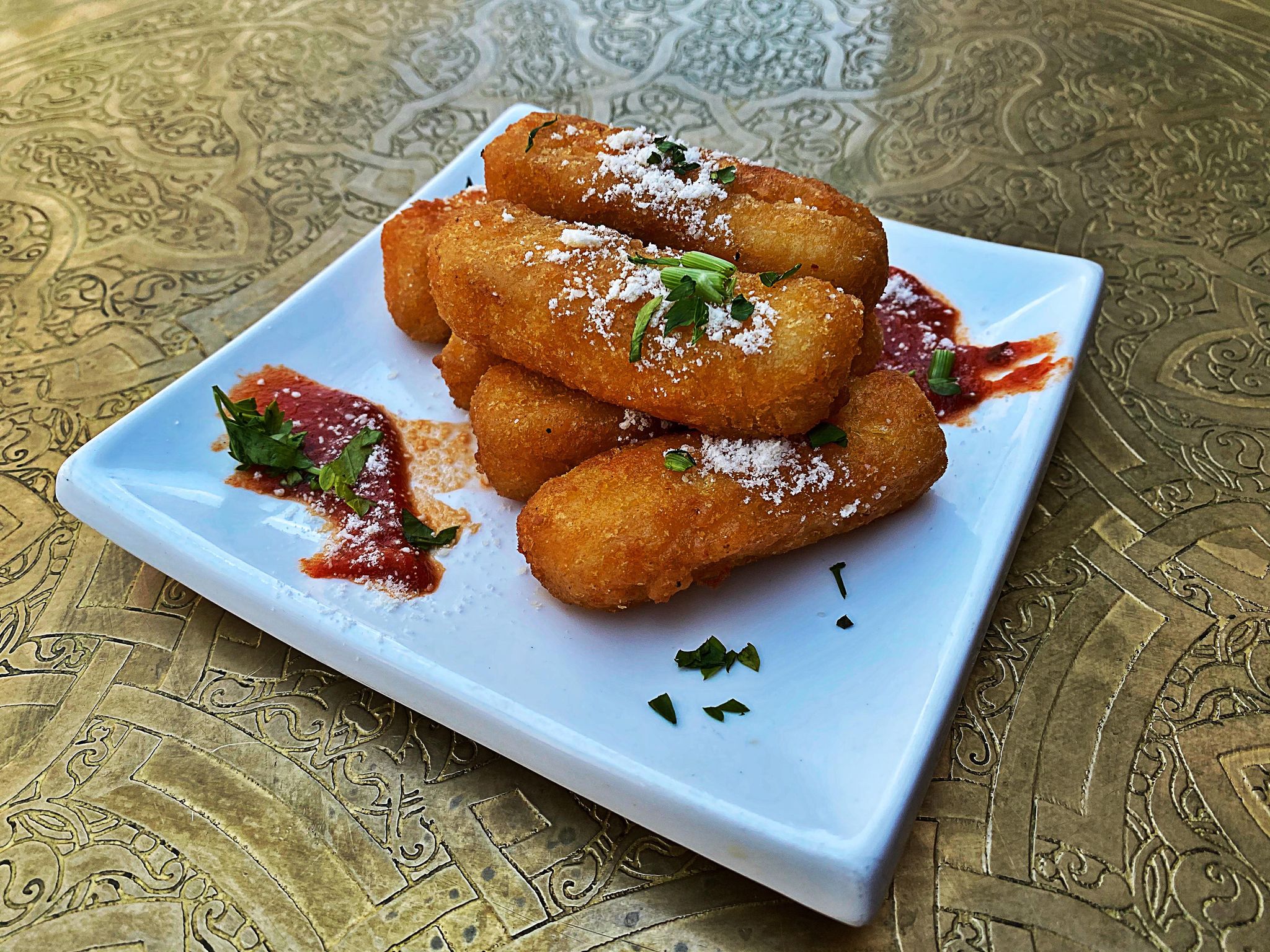 Order Fried Mozzarella food online from Skybox store, Knoxville on bringmethat.com