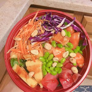Order Build You Own Regular Bowl food online from Grey Whale Poke Bowl store, Lincoln on bringmethat.com