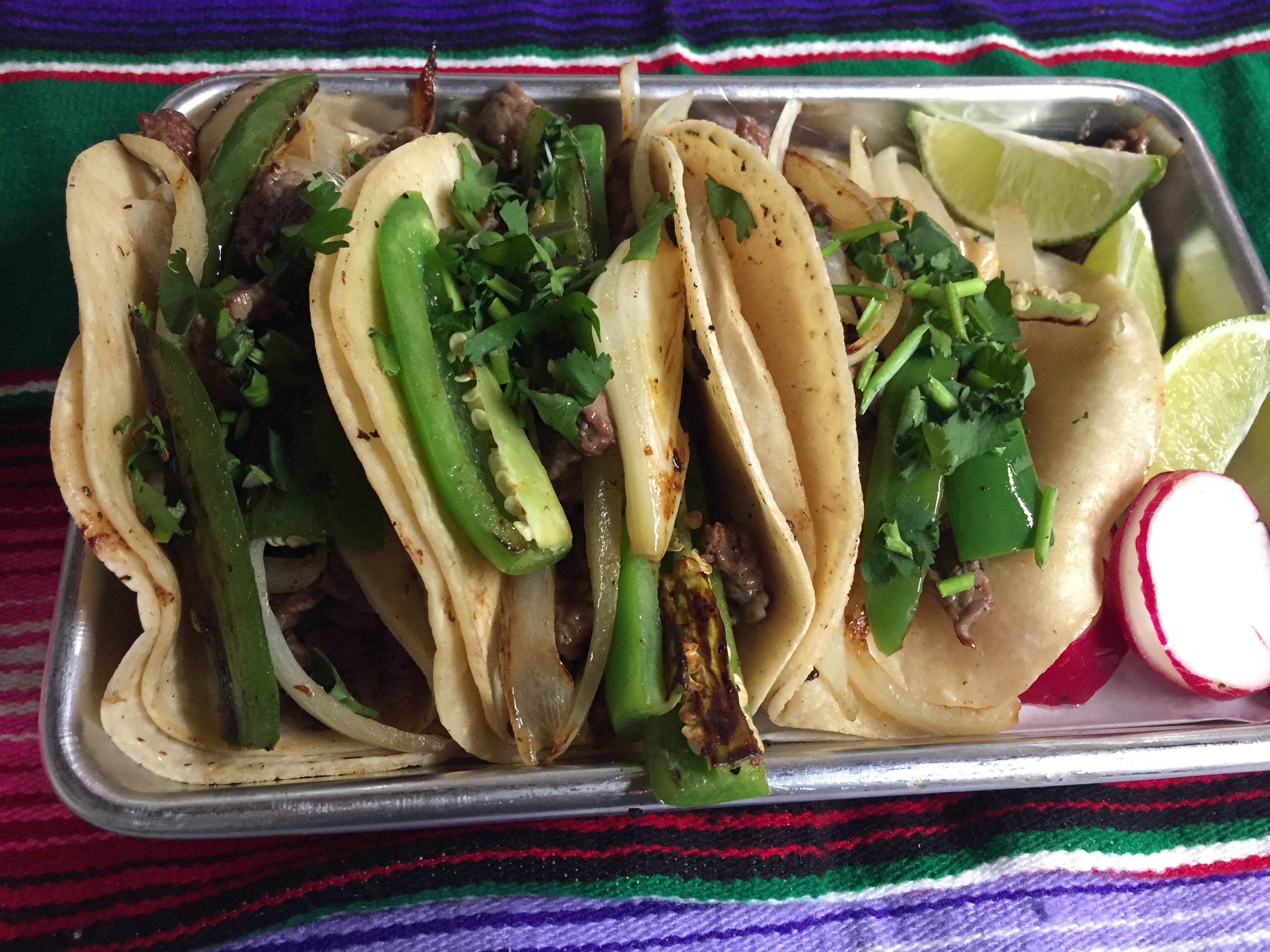 Order 3 Campesinos Tacos  food online from Montes Cafe store, Seaside Heights on bringmethat.com