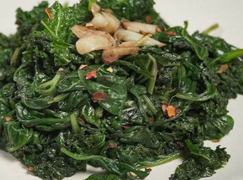 Order side Sauteed Spinach food online from Silver Spoon Diner store, Queens on bringmethat.com