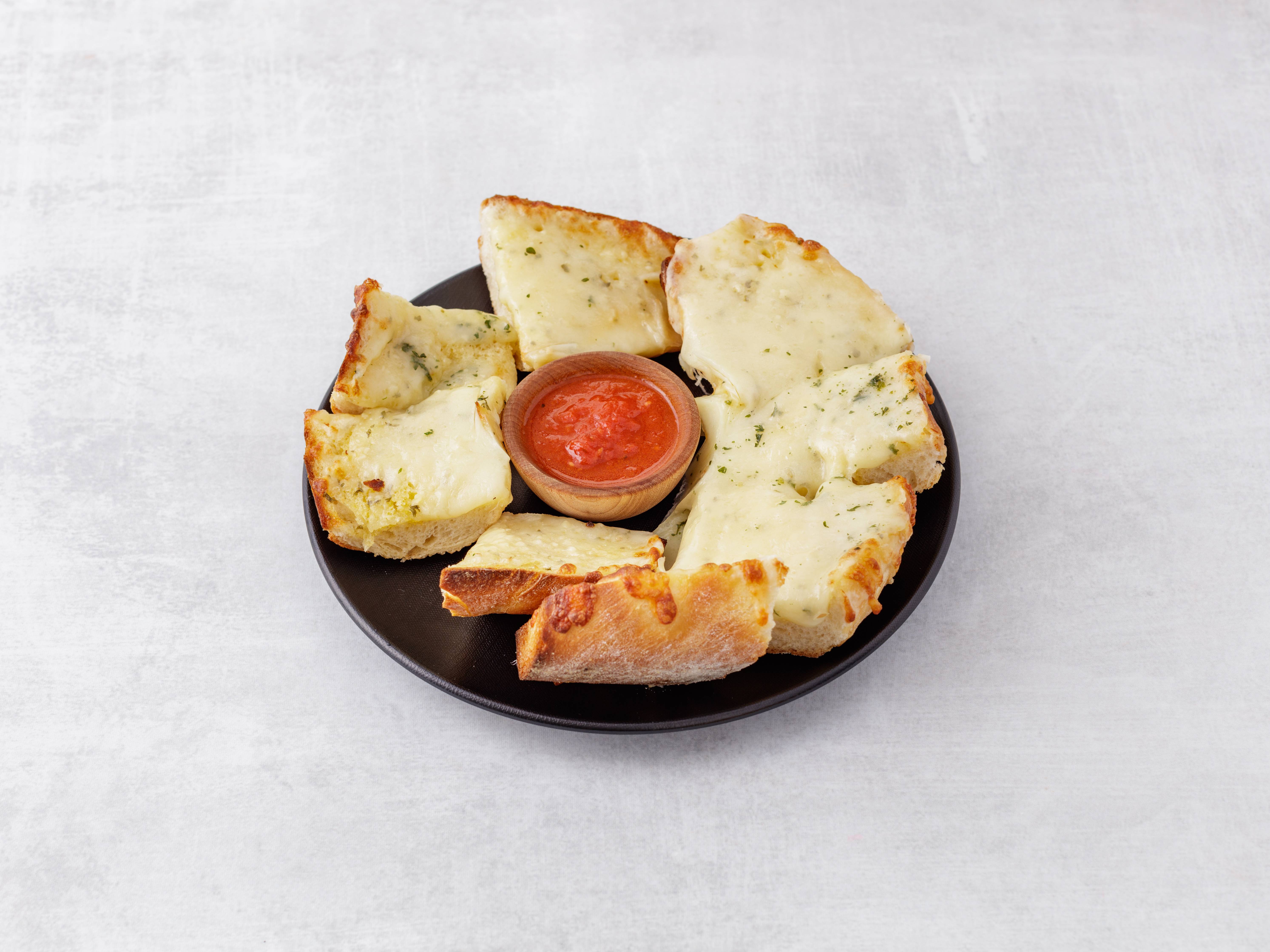 Order Garlic Bread with Mozzarella food online from Palermo Pizzeria & Family Restaurant store, Whippany on bringmethat.com