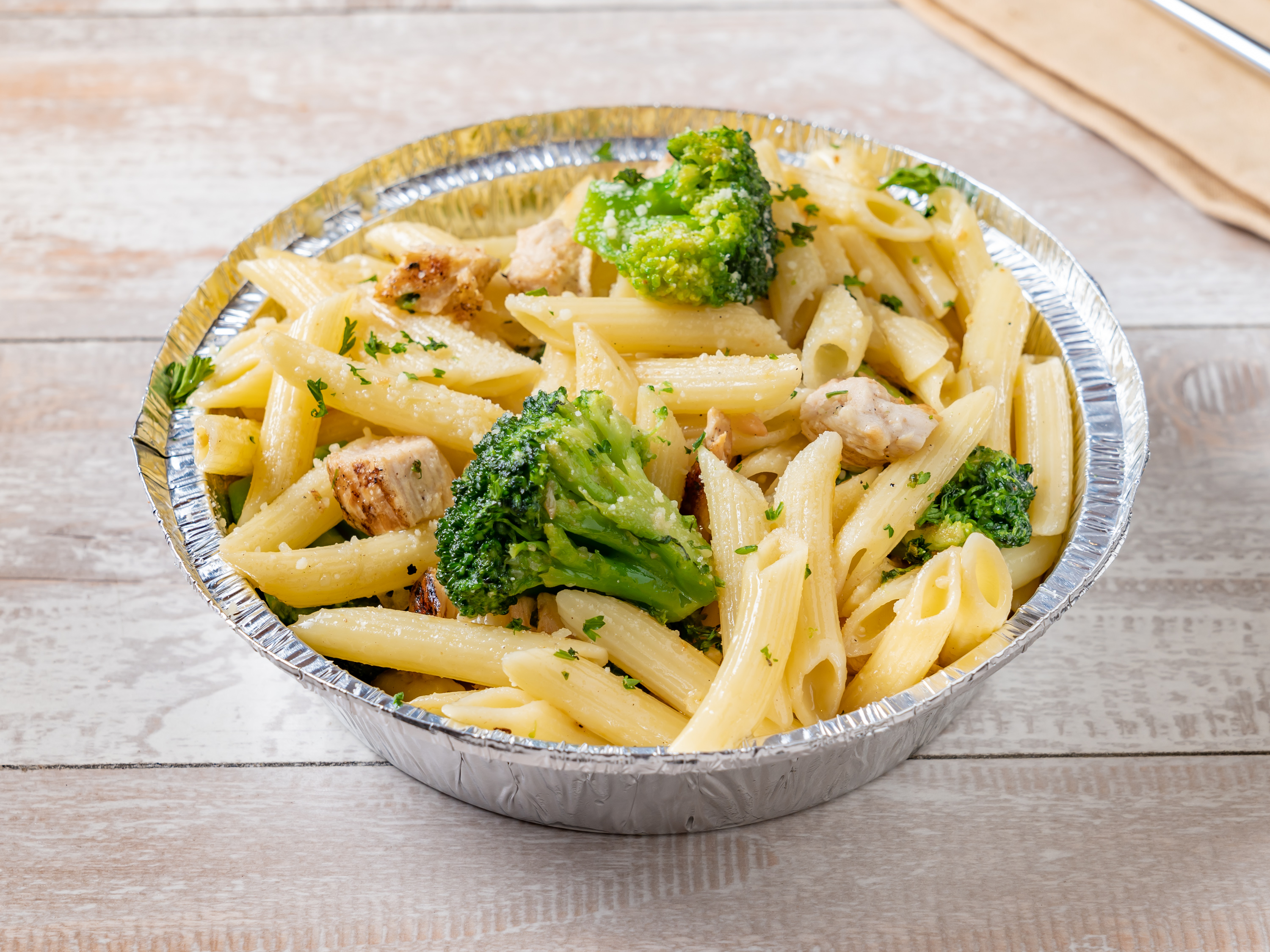 Order Penne with Grilled Chicken and Broccoli food online from Cousins Pizzeria store, Bronx on bringmethat.com