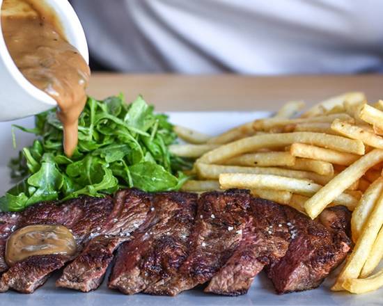 Order NY Strip Steak Frites food online from Post Office Cafe store, Babylon on bringmethat.com