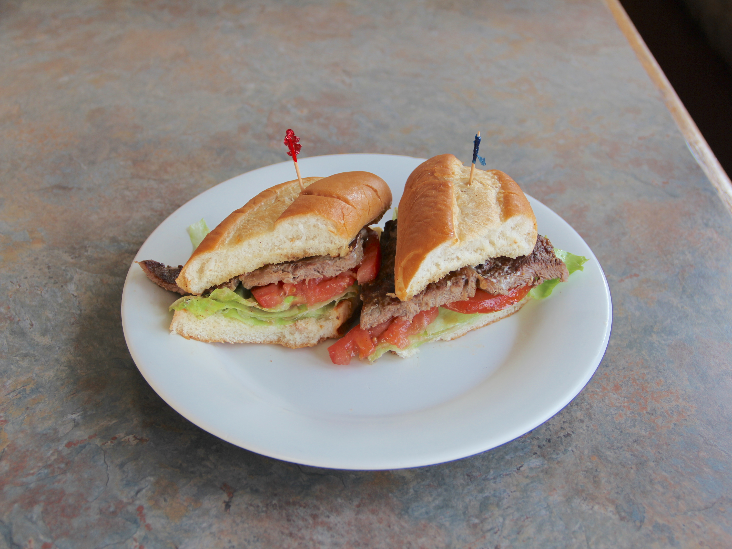 Order Steak Sandwich Plate food online from Covina Burgers store, Covina on bringmethat.com