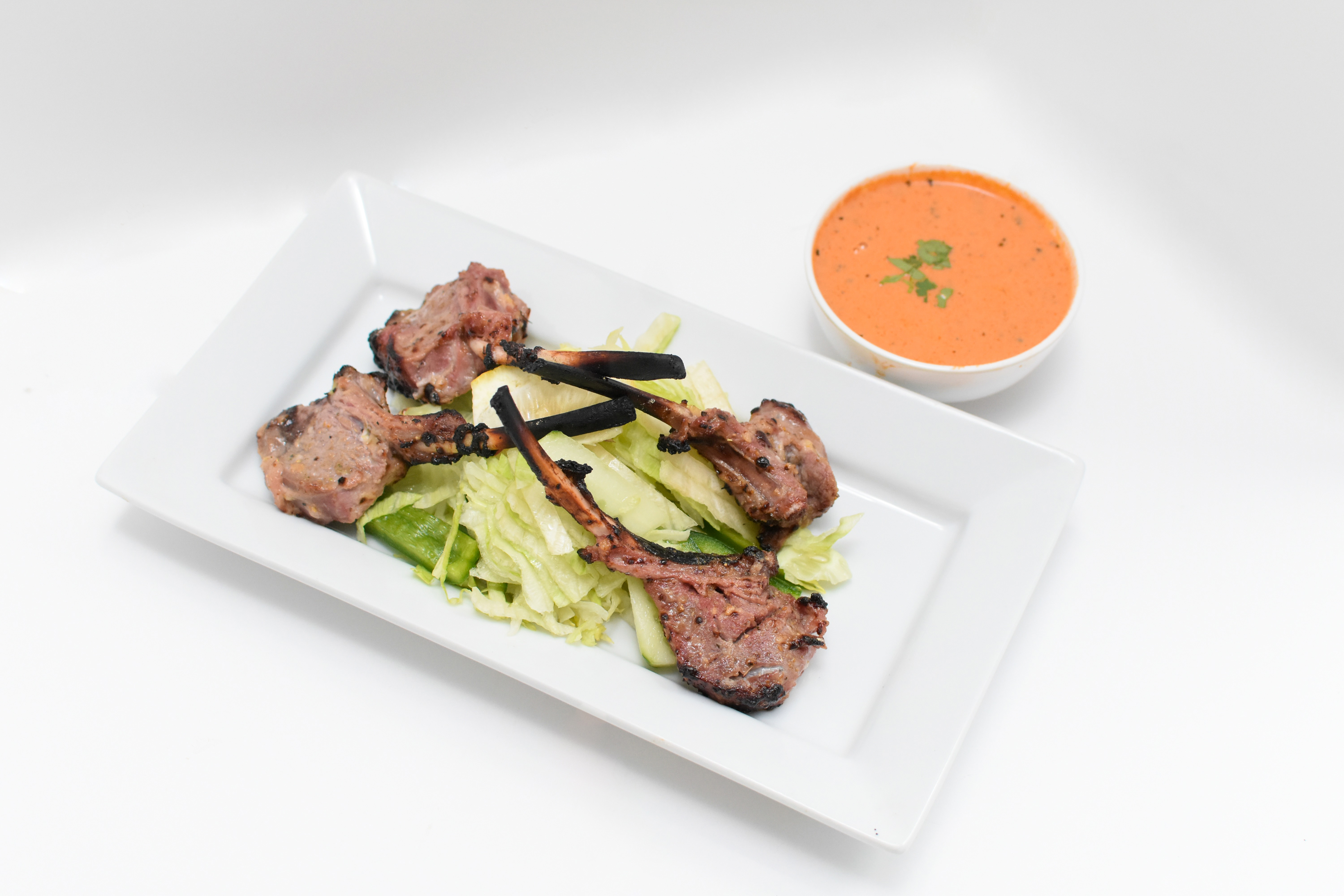 Order Mustard Lamb Chop food online from Sher-A-Punjab store, Quincy on bringmethat.com