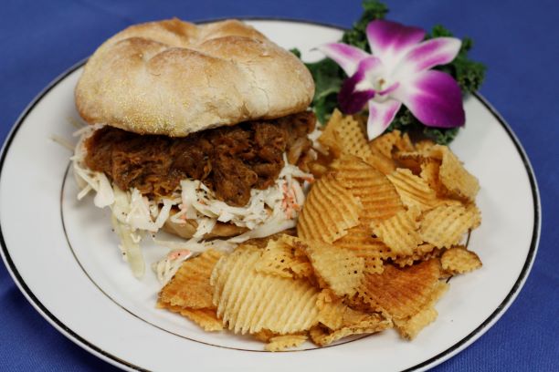 Order BBQ Pulled Pork Sandwich  food online from Celebrations Comfort Kitchen store, Manchester on bringmethat.com