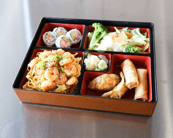 Order Bento Shrimp food online from Quickway Hibachi store, Washington on bringmethat.com