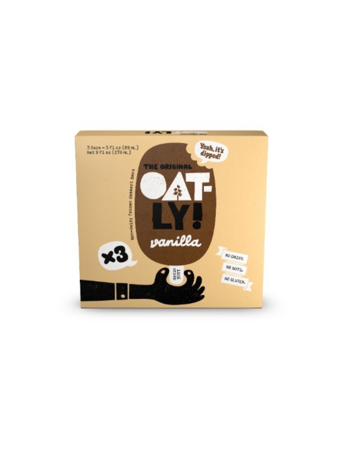 Order Oatly Vanilla Novelty Bar (3 count) food online from Stock-Up Mart store, Los Angeles on bringmethat.com