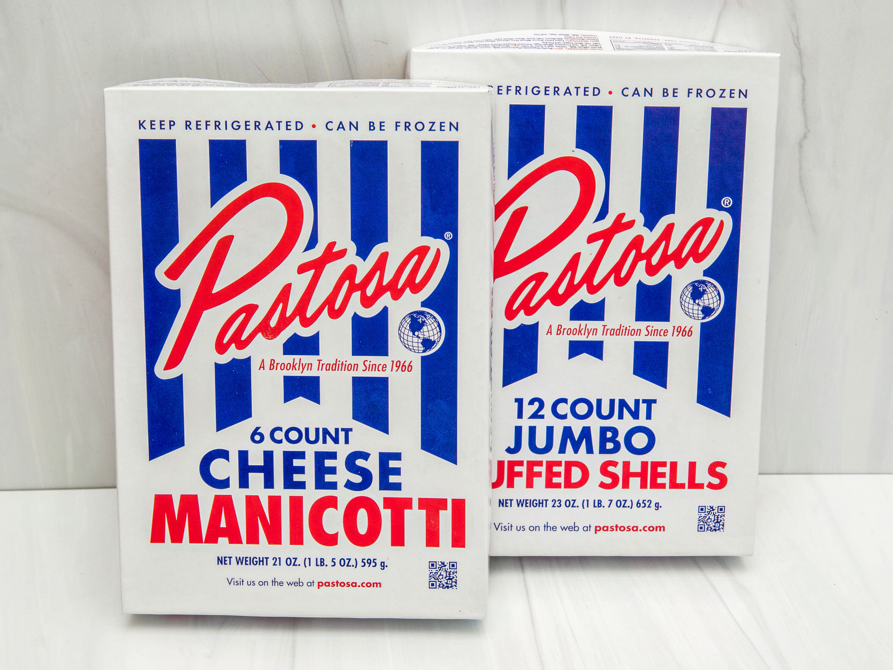 Order Cheese Manicotti Box  food online from Pastosa Ravioli store, Florham Park on bringmethat.com