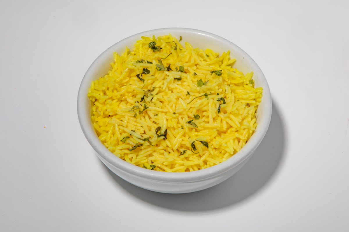 Order Turmeric Fenugreek Rice 16oz food online from Curry Up Now store, Oakland on bringmethat.com