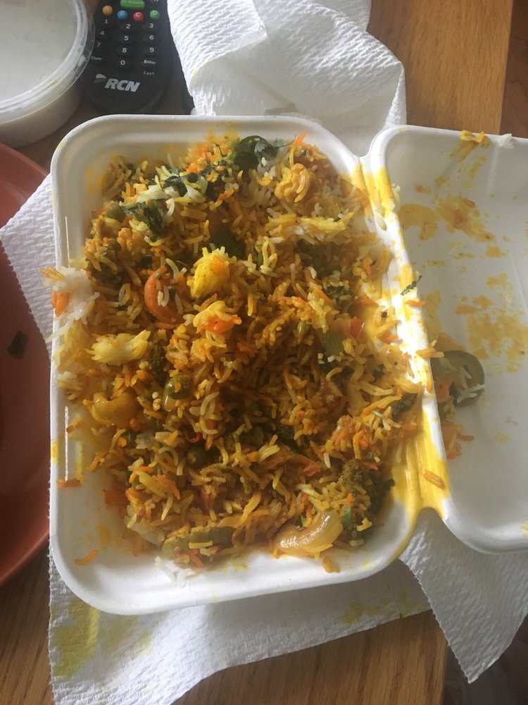 Order 52. Veggie Biryani food online from City Kabob & Curry House store, Arlington on bringmethat.com