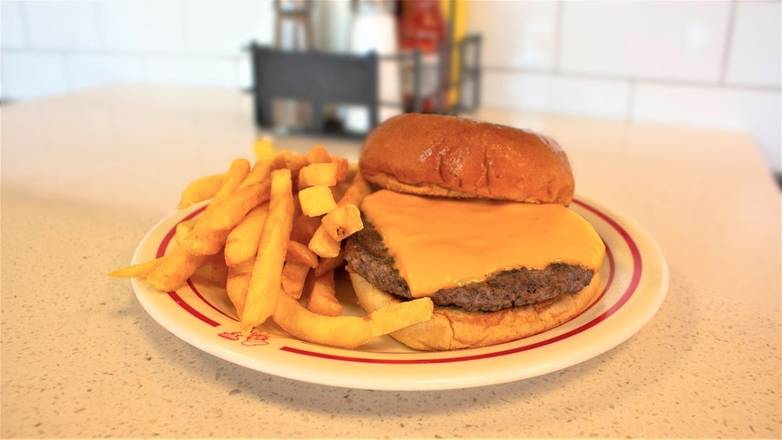 Order Kid Cheeseburger food online from National Coney Island store, Grosse Pointe on bringmethat.com