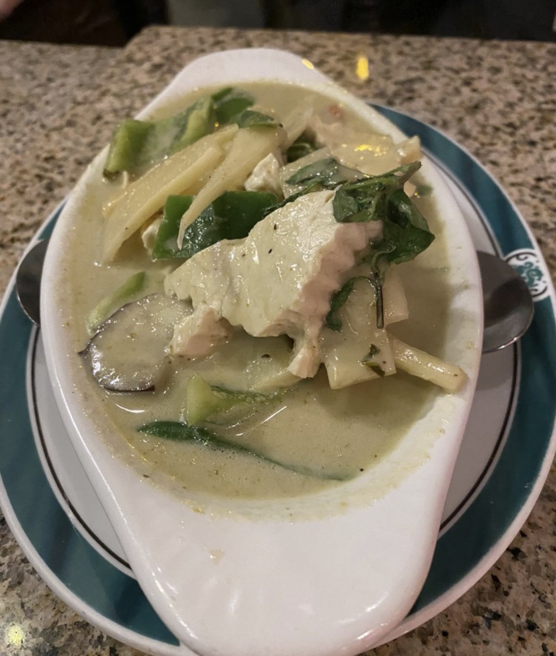 Order Green Curry food online from Thai House Restaurant store, Palm Springs on bringmethat.com