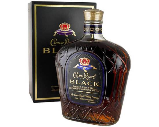 Order Crown Royal Black 750 ML food online from Plaza Liquor store, Jurupa Valley on bringmethat.com