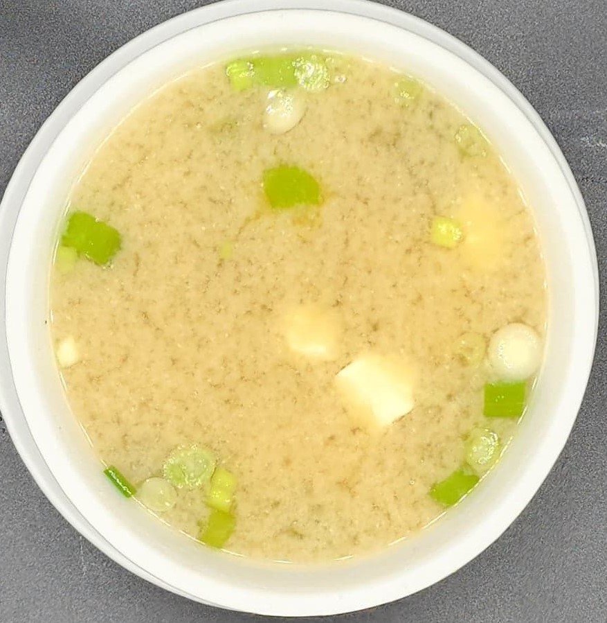 Order Large Miso Soup food online from VIP Thai Cuisine store, Woodridge on bringmethat.com