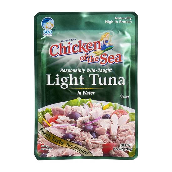 Order Chicken of the Sea Light Tuna Pouch 2oz food online from Sheetz -1500 Julian R Allsbrook Hwy store, Roanoke Rapids on bringmethat.com