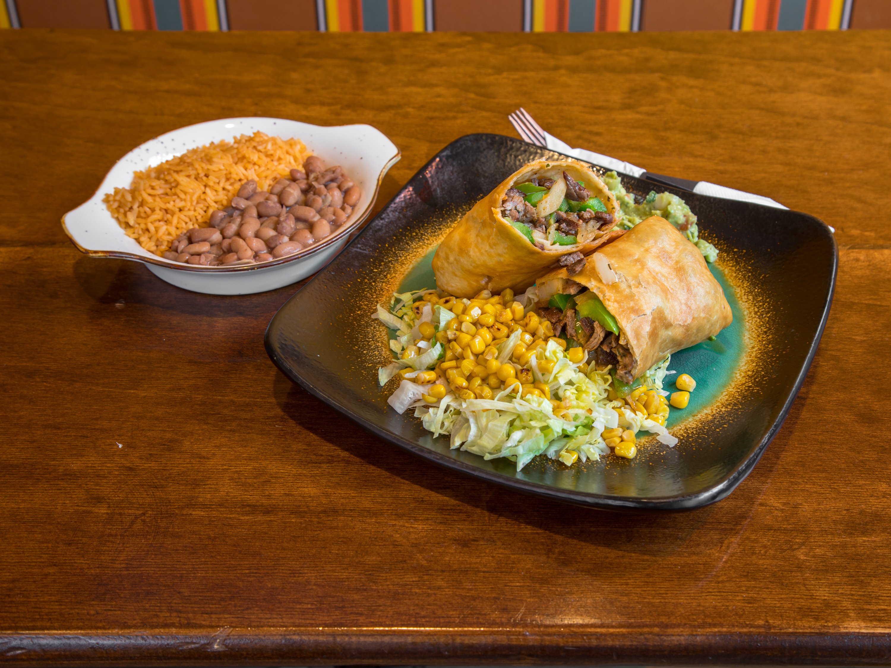 Order Grilled Steak Chimichanga food online from Burrito Poblano store, Tuckahoe on bringmethat.com
