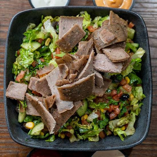 Order Gyro Over Salad food online from Abu Omar Halal store, Houston on bringmethat.com