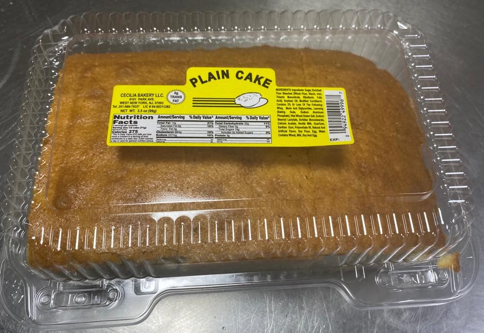 Order Pound Cake, Family Size food online from Cecilia Bakery store, West New York on bringmethat.com