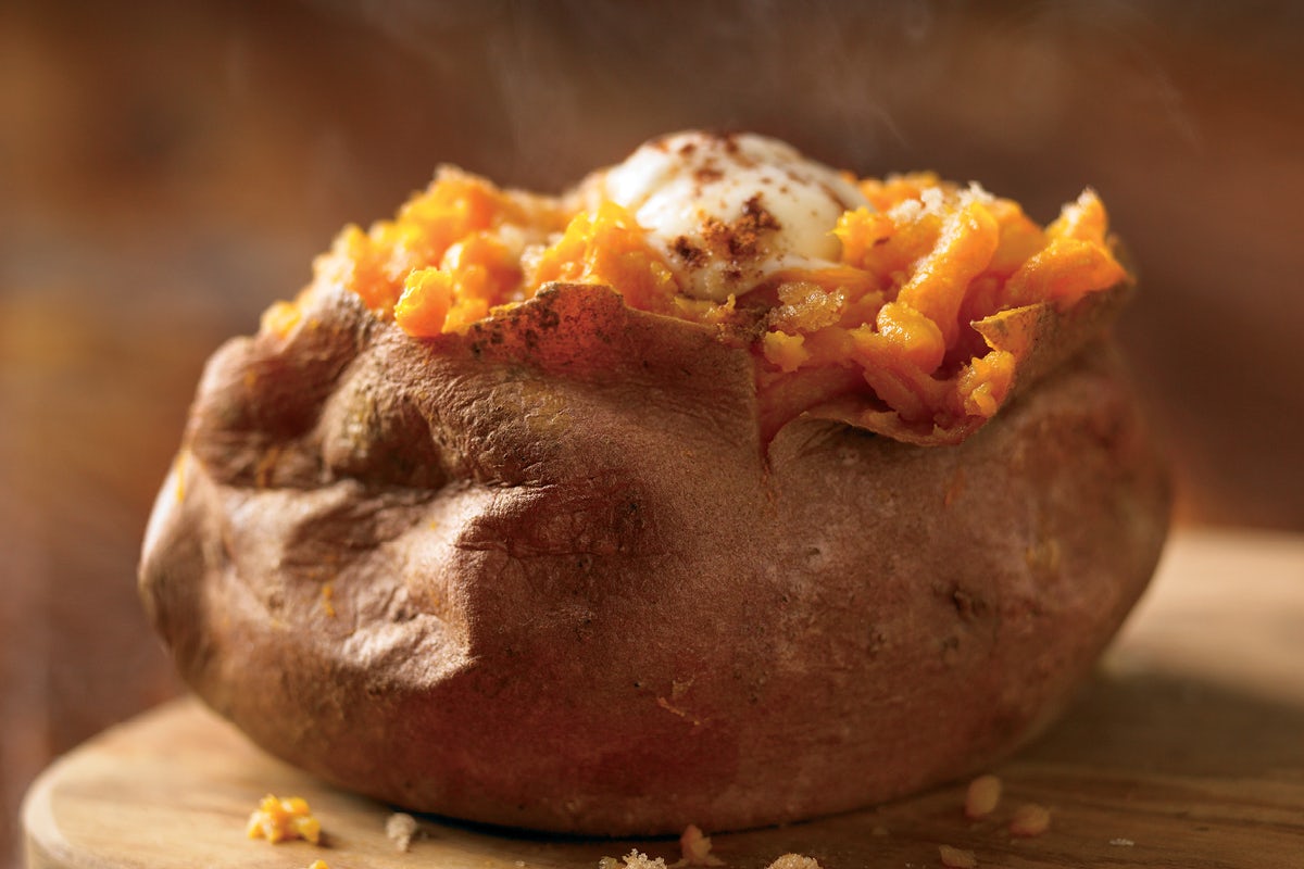 Order Sweet Potato with Honey & Brown Sugar food online from Outback Steakhouse store, Delray Beach on bringmethat.com