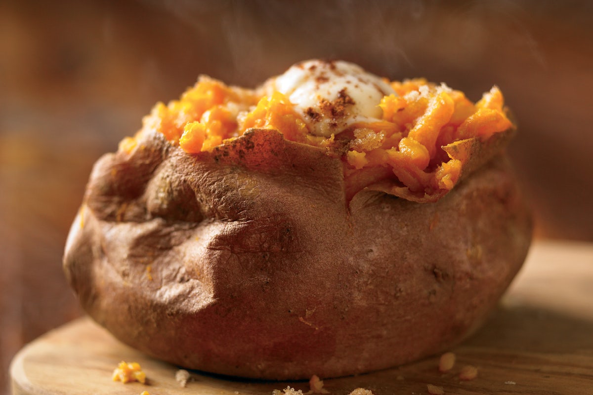 Order Sweet Potato with Honey & Brown Sugar food online from Outback Steakhouse store, Valdosta on bringmethat.com