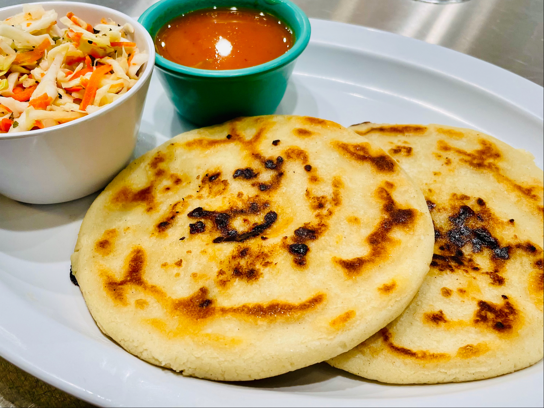 Order 2 PUPUSAS food online from Huarache Xpress store, Simi Valley on bringmethat.com
