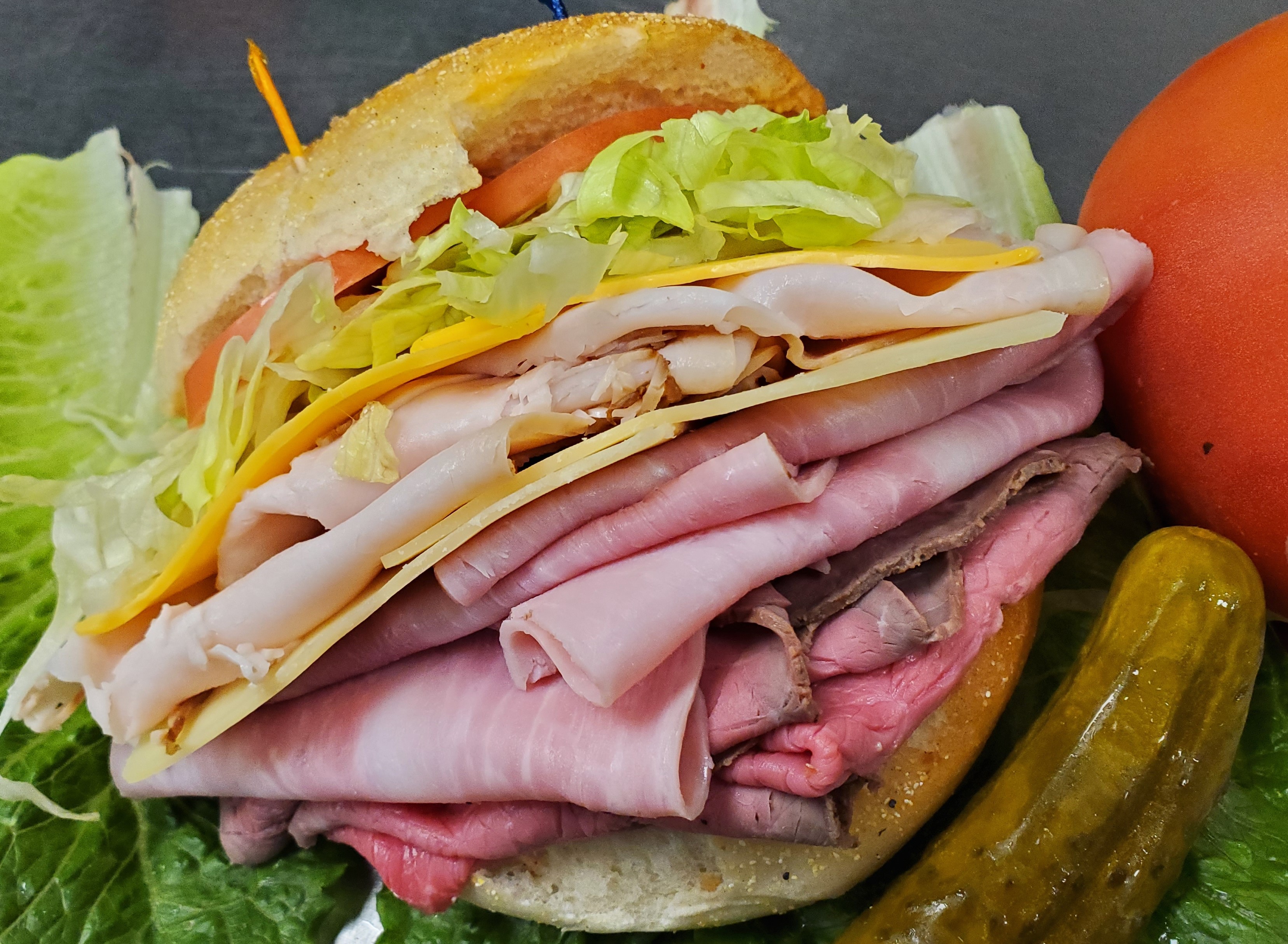Order Americana Sandwich food online from Long Island Bagel Cafe store, Nesconset on bringmethat.com